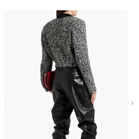 Isabel Marant Gradilia Wool Blend Bouclé Tweed Jacket - Picture 3 of 8